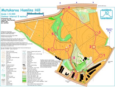 Map Sample Hamlins Hill