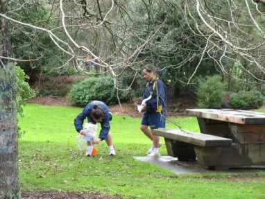 Students Orienteering during Get2Go Challenge