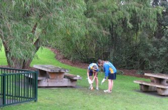 Students Orienteering during Get2Go Challenge