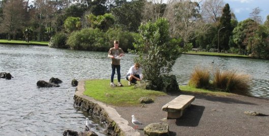 Students Orienteering during Get2Go Challenge